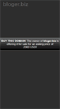 Mobile Screenshot of bloger.biz