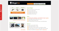 Desktop Screenshot of bloger.cz